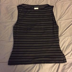 High-Neck Sleeveless Top